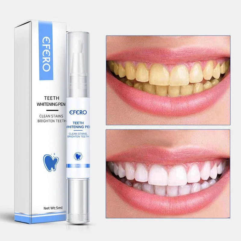 Teeth Whitening Pen Remove Yellow Teeth Smoke Stains Coffee Stains Teeth CareFringed T-Shirts