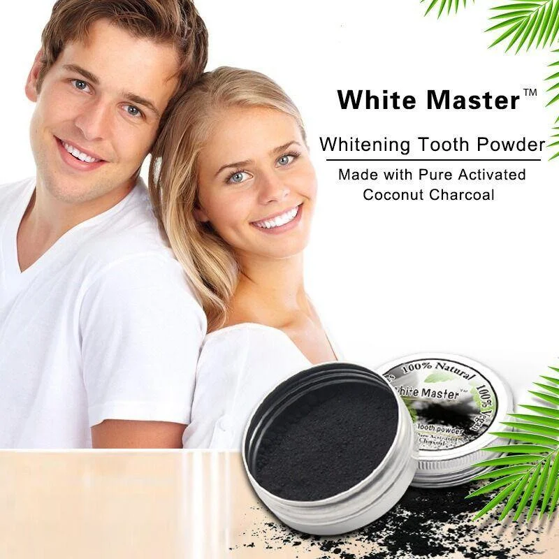 10g  White Maste Activated Carbon Coconut Shell To Tartar Smoke Stain Teeth Whitening PowderLuxury T-Shirts