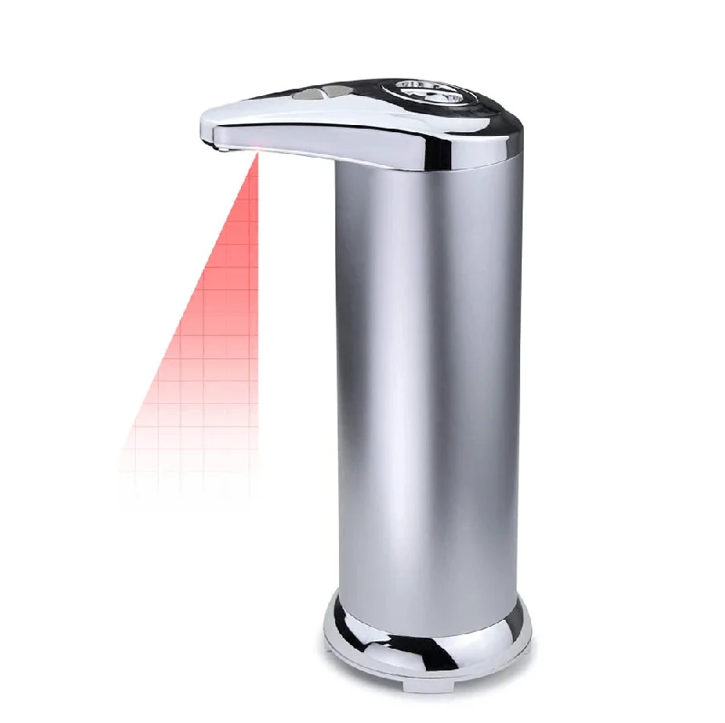 SD01 Automatic Soap Dispenser Touchless Activated Infrared Motion Sensor Stainless Steel Liquid Hands-Free Soap Pump with Waterproof BaseReflective T-Shirts