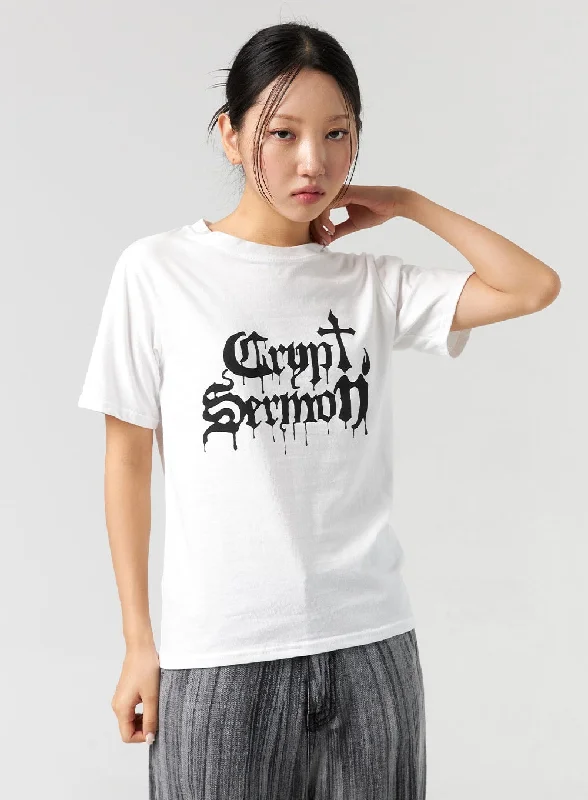 Graphic Tee CL325Sequined T-Shirts