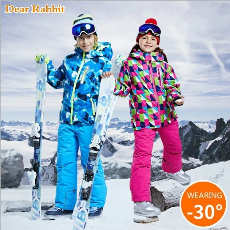 KIDS TALES -30 Degree Ski Snowboard Set - Kid'sEmbellished Jackets