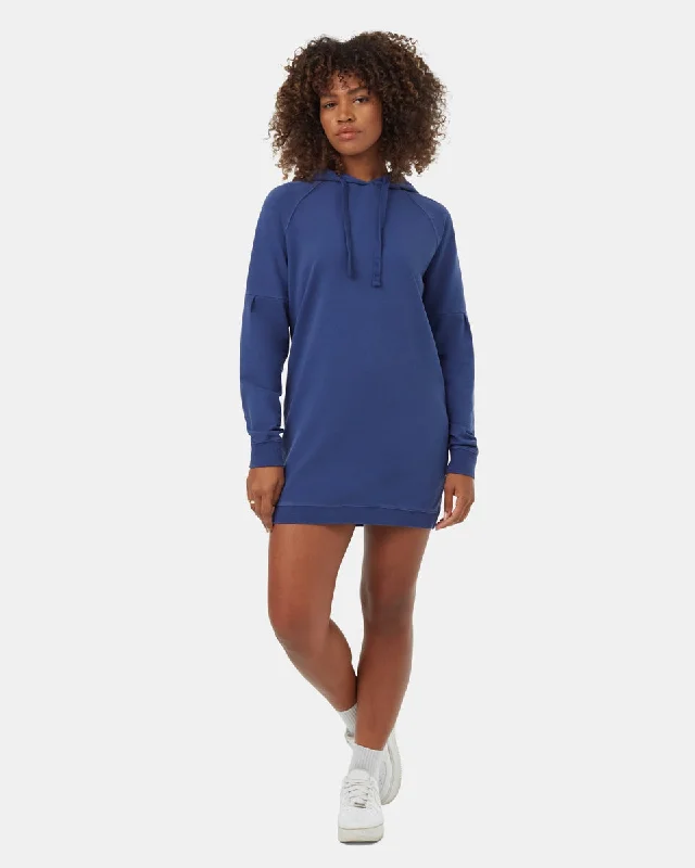 Retro HoodiesOversized French Terry Hoodie Dress