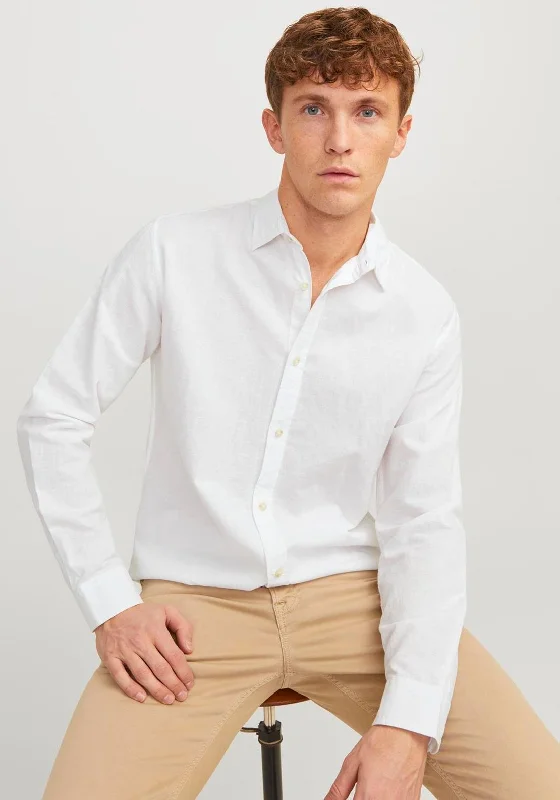 Jack & Jones Summer Linen Shirt, WhiteCollaborative Shirts