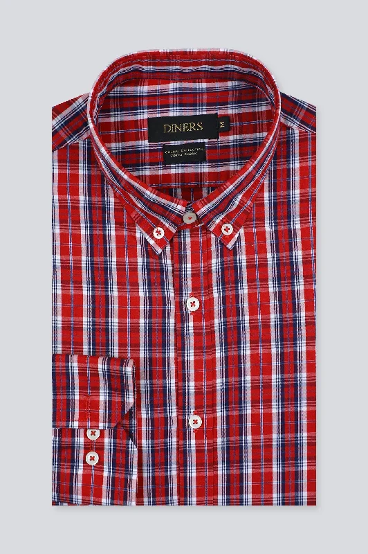 Multicolor Tattersall Check Casual ShirtStreetwear Shirts