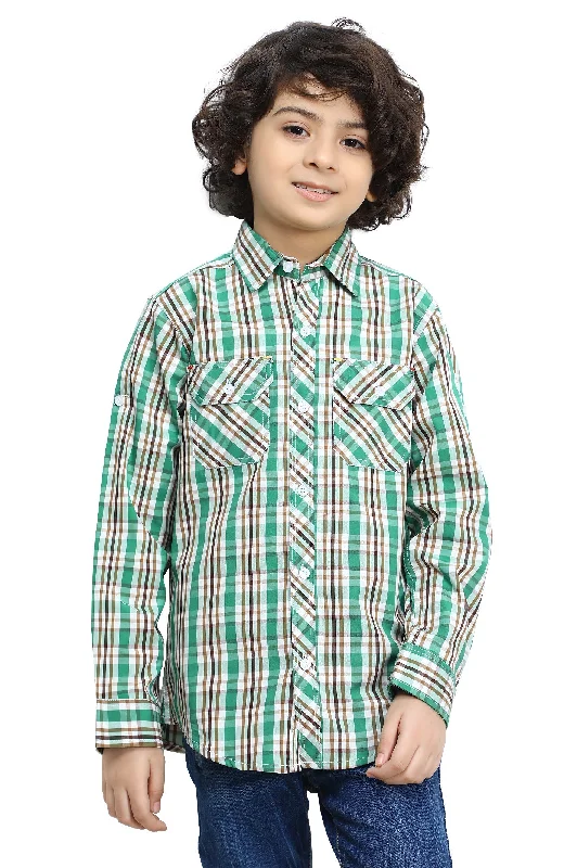 Green Tattersall Check Casual ShirtUrban Shirts