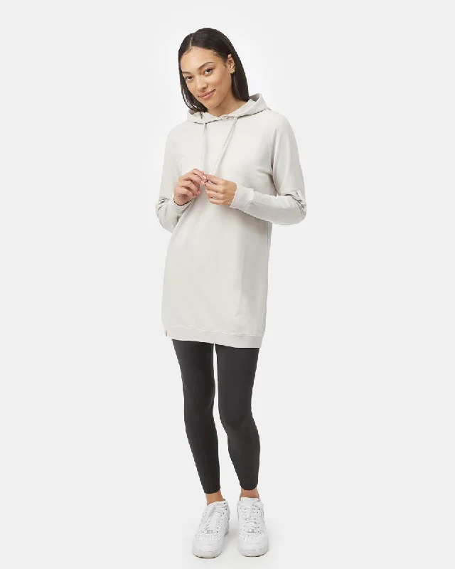 Embellished SweatshirtsOversized French Terry Hoodie Dress