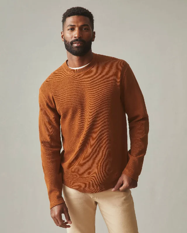 French Rib Crew - Caramel CafeCrewnecktexture