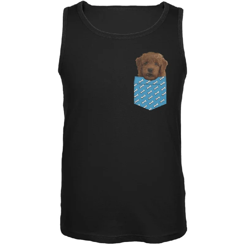 Training vestFaux Pocket Furry Puppy Tank Top