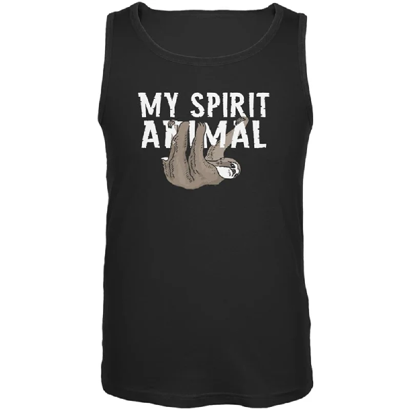 Windproof vestSloth is My Spirit Animal Mens Tank Top