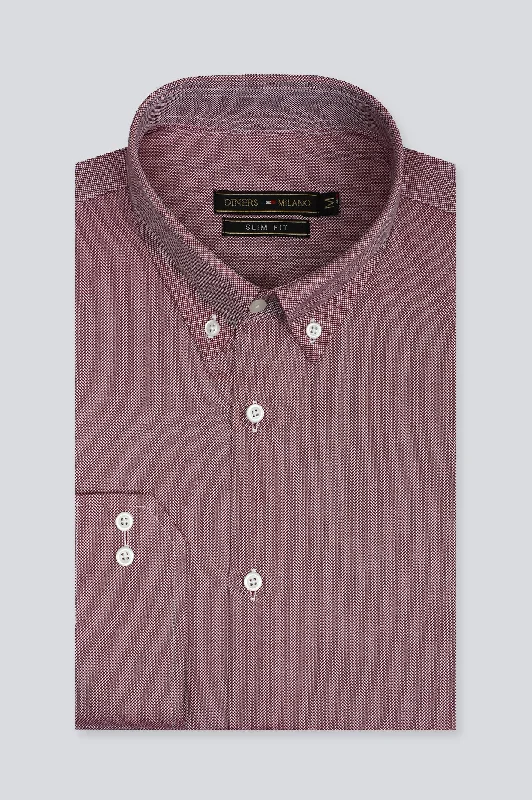 Maroon Texture Casual Milano ShirtTravel Shirts