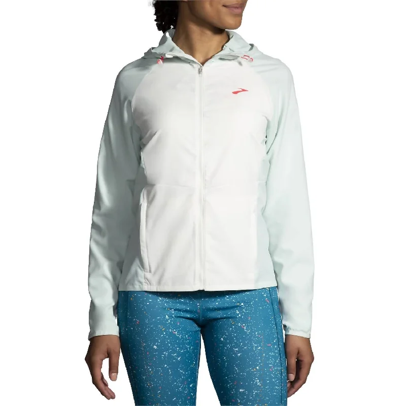 Women's Canopy Jacket In Mint MixAsymmetrical Jackets