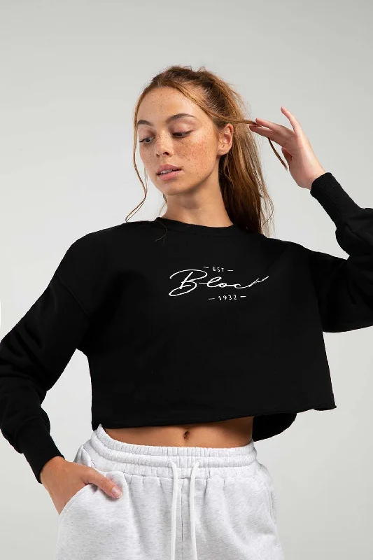 Off-Duty Terry Cropped CrewCrewneckmoment