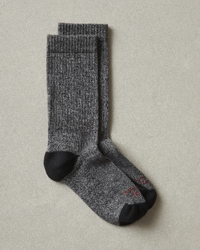 Crew Socks - Marl CharcoalCrewnecklook