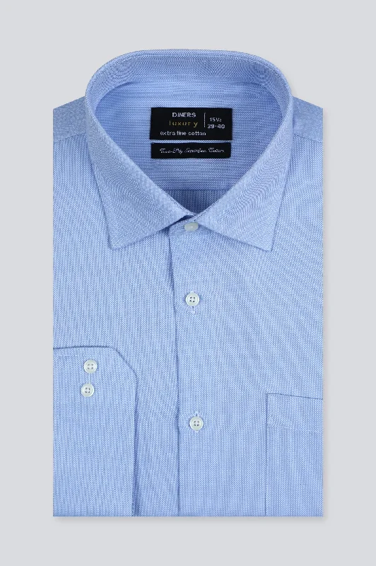 Blue Dobby Formal ShirtPerformance Shirts