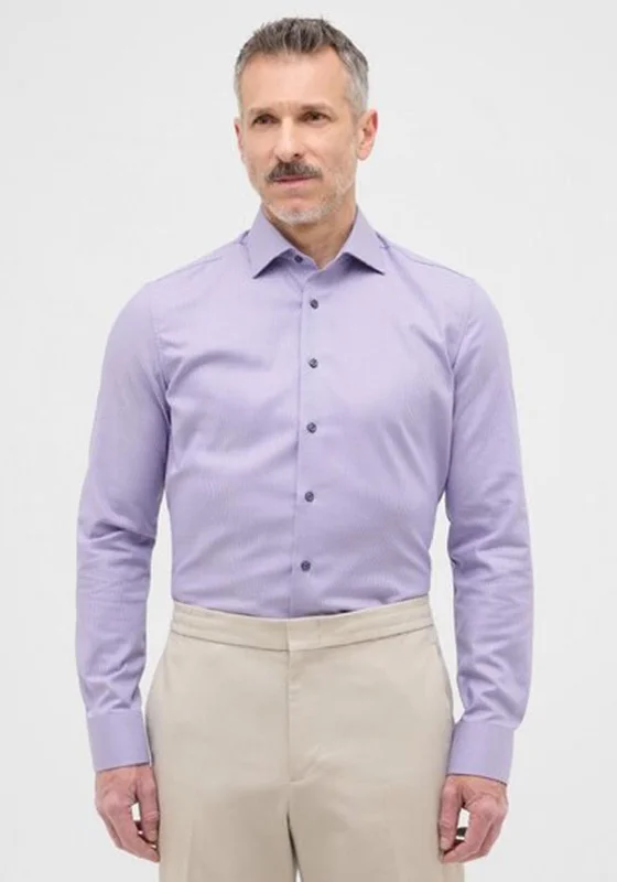 1863 by Eterna Structured Modern Fit Shirt, LavenderRayon Shirts