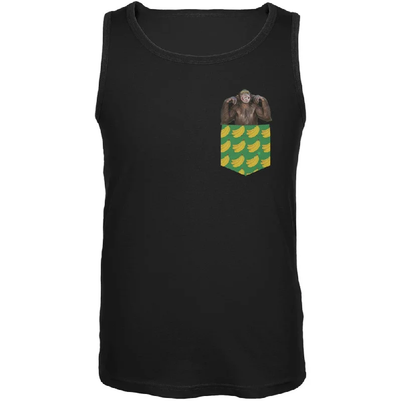 Outdoor singletFaux Pocket Monkey Tank Top