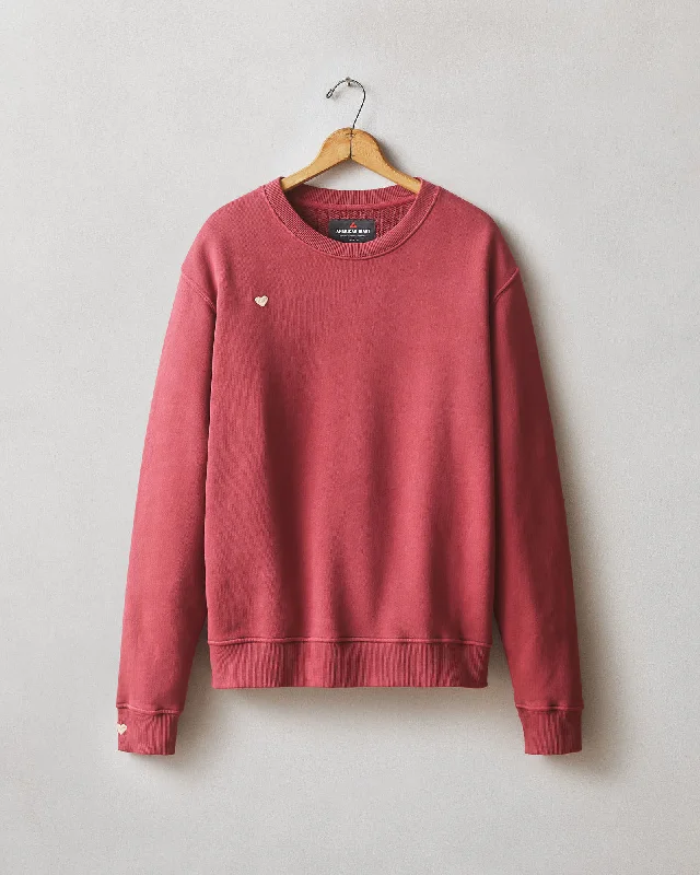 Valentine's Relaxed Crewneck - Bonfire RedCrewneckfit