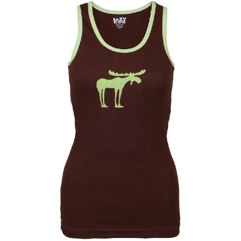 Windproof tankFunky Moose Silhouette Juniors Tank Top