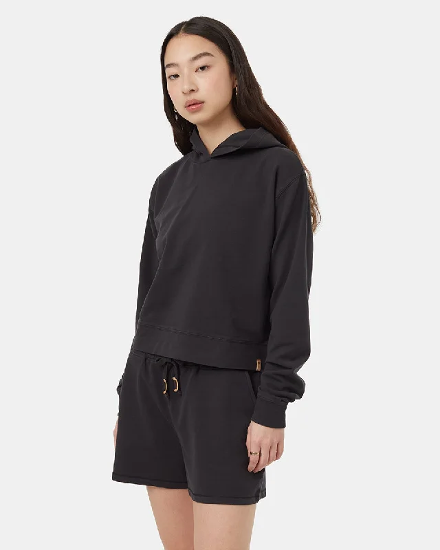 Longline HoodiesFrench Terry Cropped Hoodie