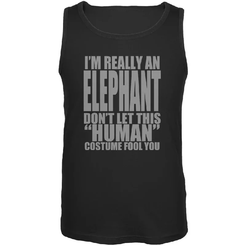 Outdoor jacketHalloween Human Elephant Costume Mens Tank Top