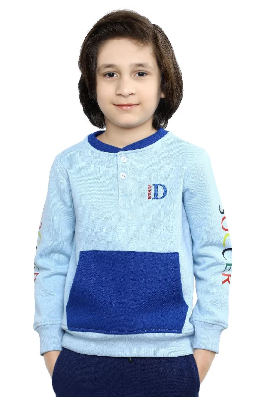 Boys Sweat Shirt SKU: KBP-0020-BLUELayered Shirts