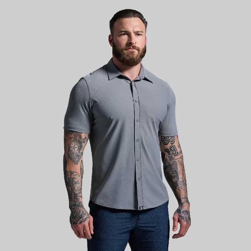 Skateboard Short Sleeve TopsNetwork Short Sleeve (Titanium)