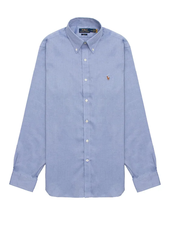 Ralph Lauren Slim Fit Shirt, BlueBeaded Shirts