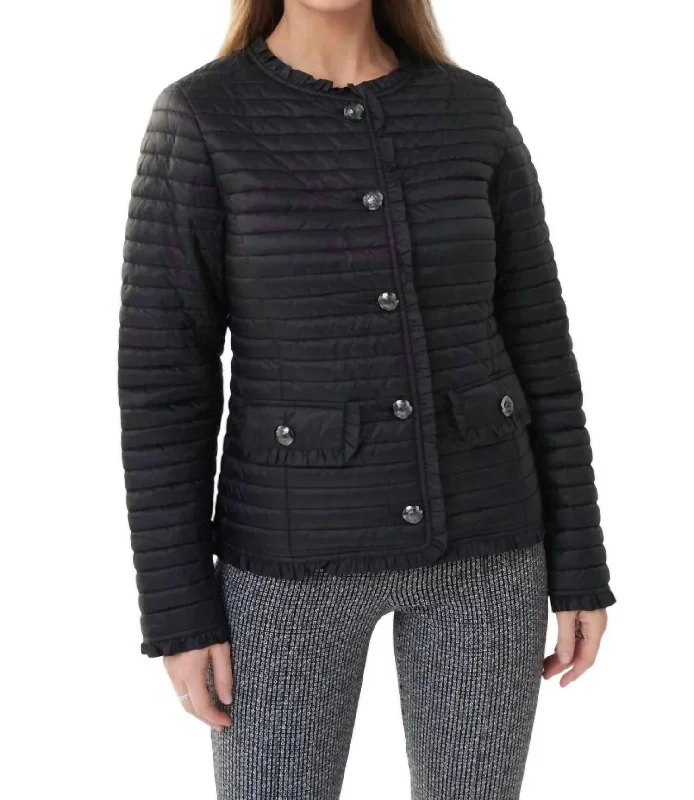 Quilted Jacket In BlackCycling Jackets