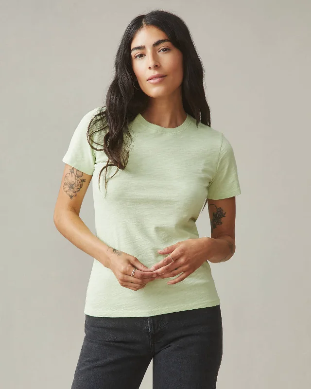 Premium Slub Crew Tee - Soft GreenCrewneckstitch