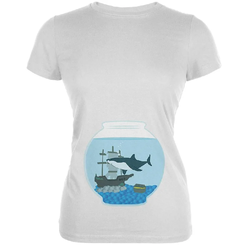 Waterproof jacketFish Bowl Cute Shark Tank Juniors Soft T Shirt