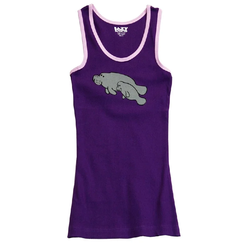 Mesh tankManatee and Baby Juniors Tank Top