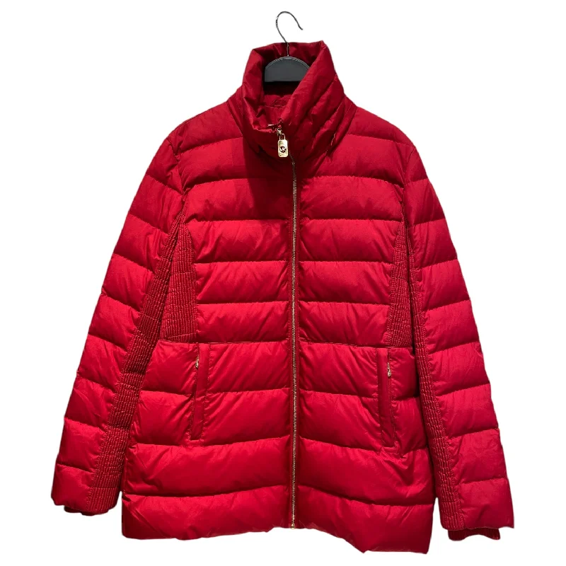 MICHAEL KORS/Puffer Jkt/M/Nylon/RED/Varsity Jackets