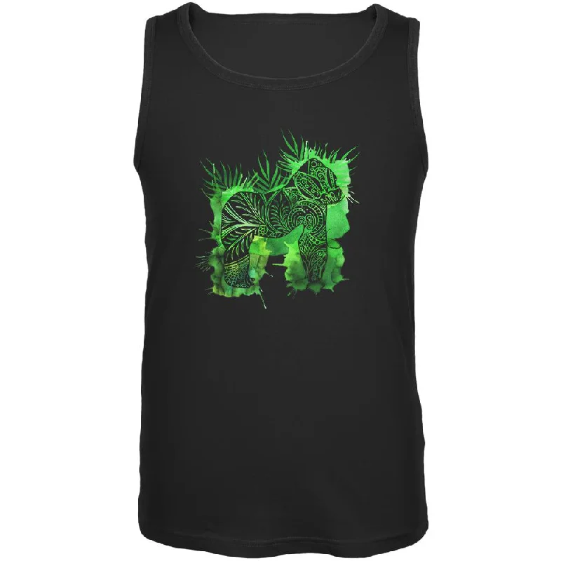 Cycling vestHenna Mountain Gorilla Jungle Splatter Mens Tank Top