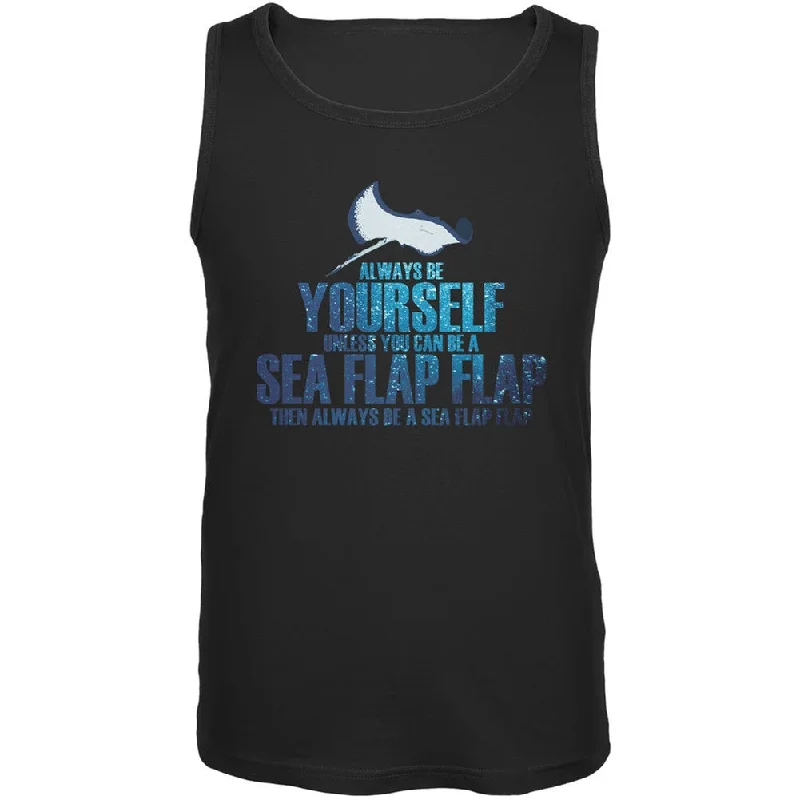 Breathable jacketAlways Be Yourself Sea Flap Flap Black Adult Tank Top