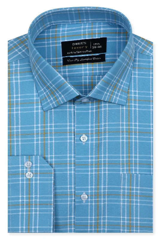 Blue Formal ShirtPolka Dot Shirts