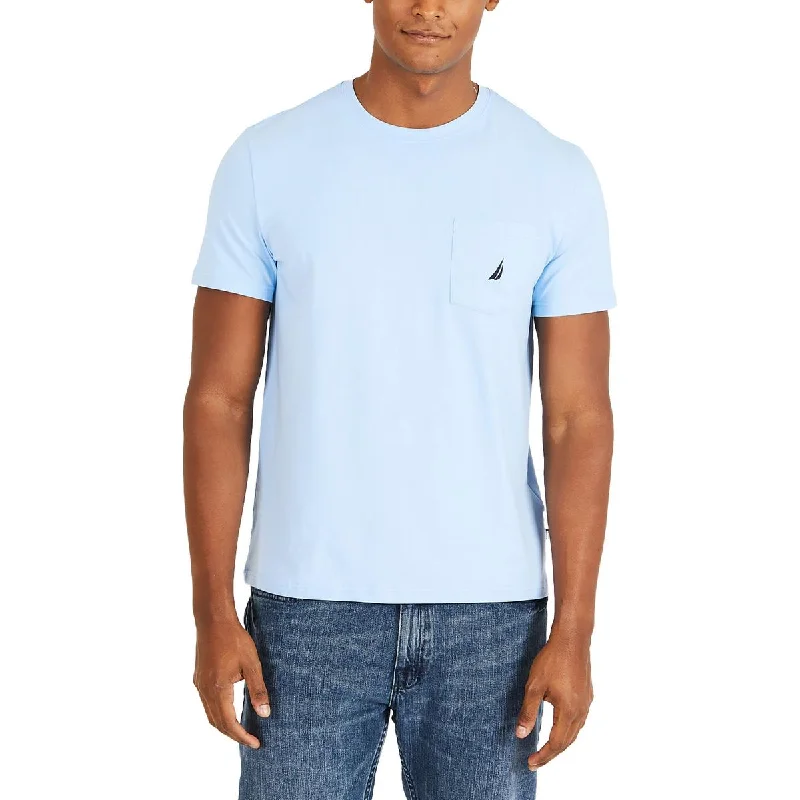 Mens Short Sleeves Crew T-ShirtCrewneckdye