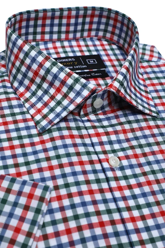 Multicolor Formal Luxury Shirt (Half Sleeves)Collaborative Shirts