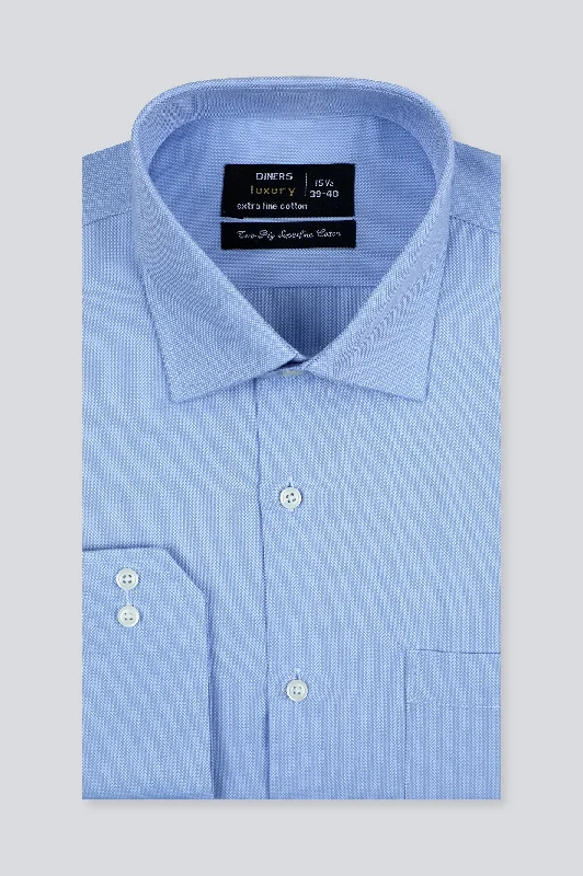 Blue Formal ShirtCompression Shirts