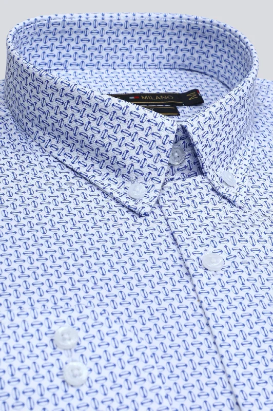 White Casual Milano ShirtDress Shirts