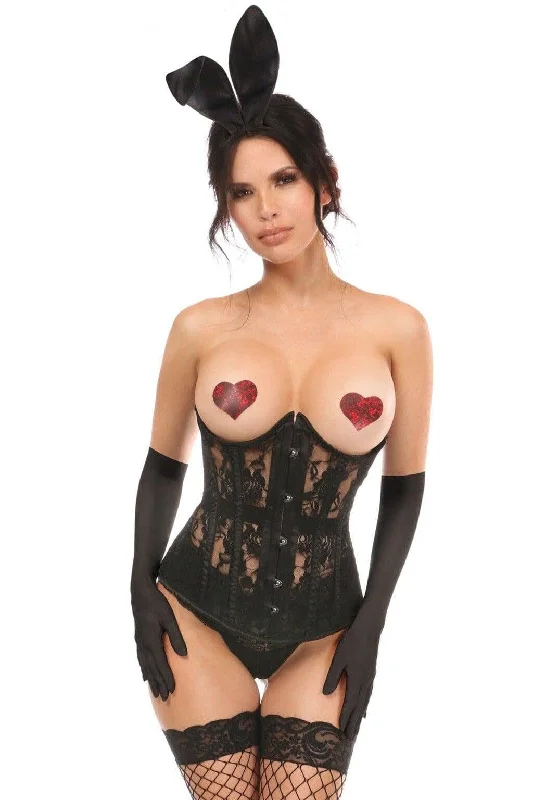 4 Piece Daring Bunny Corset Costume