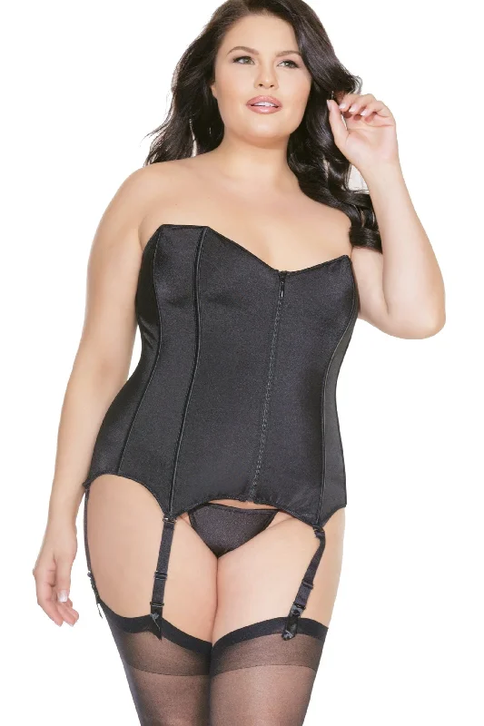 Fully Boned Knit Corset | Plus Size