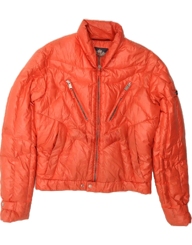 CANADIENS Womens Padded Jacket IT 50 XL Orange PolyesterFormal Jackets