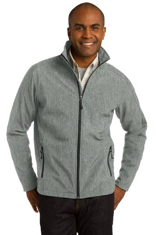 Port Authority ®  Core Soft Shell Jacket. J317 - Pearl Grey Heather - Port Authority J317Leather Jackets