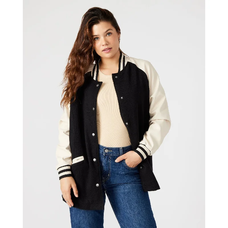 Skylie Jacket BlackRibbed Cuff Jackets