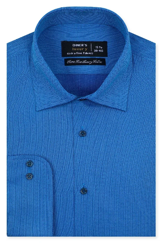 Blue Formal Luxury ShirtWool Shirts