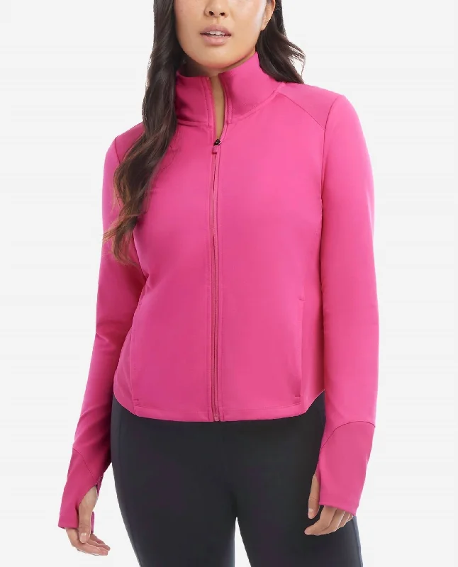 Full-Zip Run Jacket In Luminous PinkOutdoor Jackets