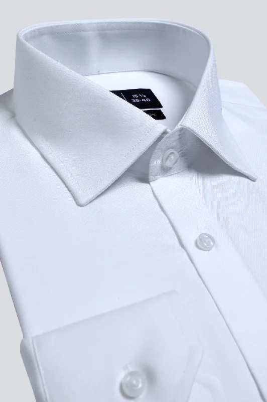 White Plain Formal ShirtRayon Shirts