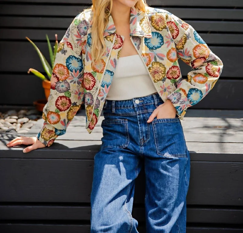 Flower Power Jacket In MultiUrban Jackets