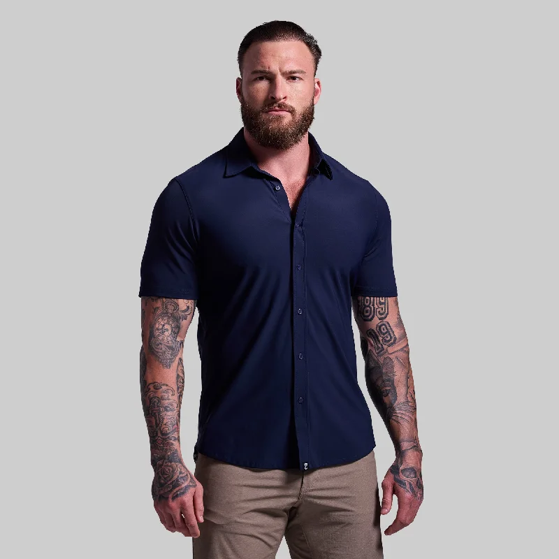 Luxury Short Sleeve TopsNetwork Short Sleeve (BP Navy)