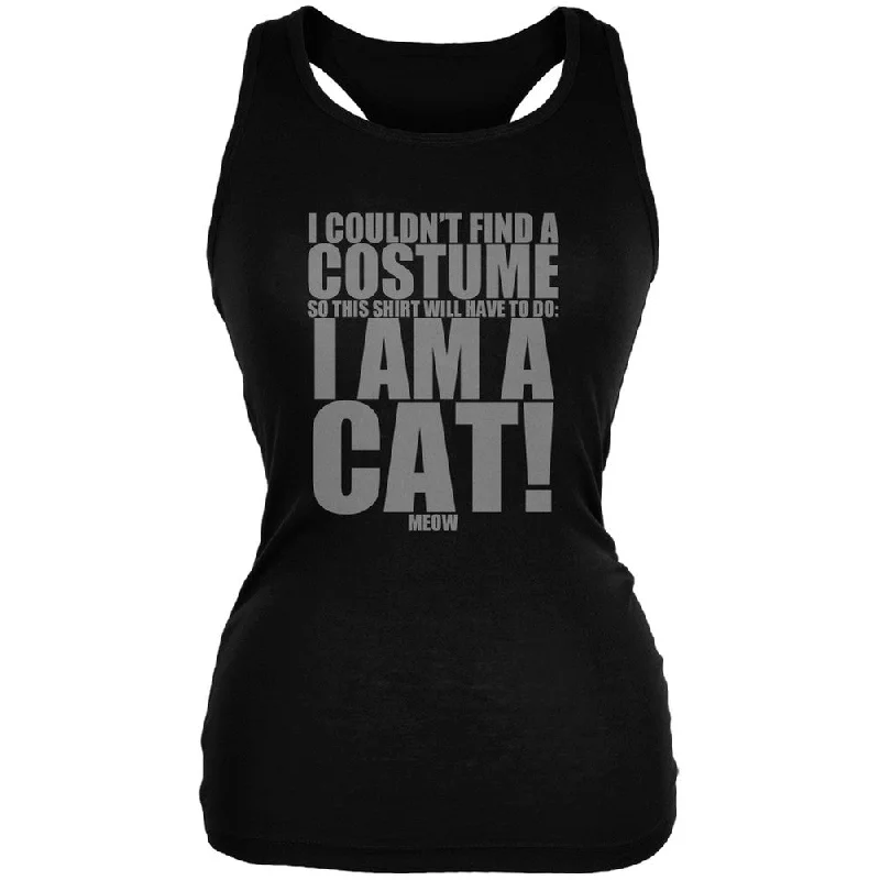 Waterproof vestHalloween Cheap Cat Costume Black Juniors Soft Tank Top